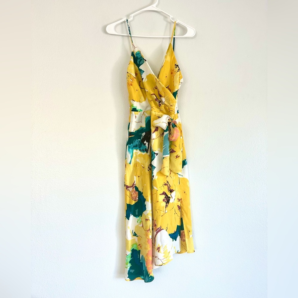 Veronica m cherise floral midi dress size XS